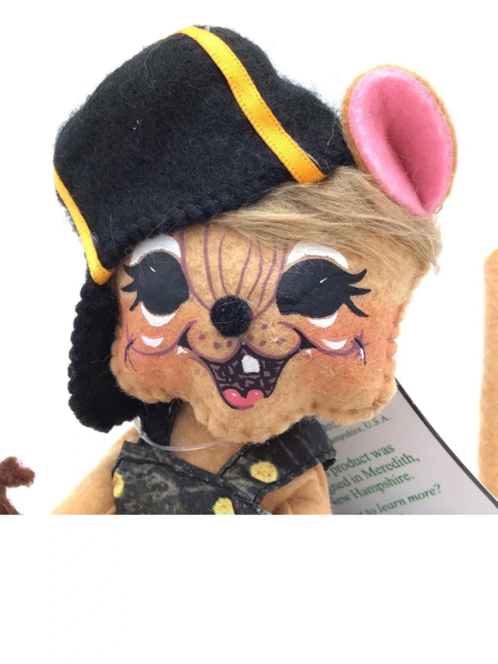 New with tags Annalee Pumpkin Carving Mouse